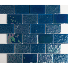 Glass mosaic tiles for swimming pool